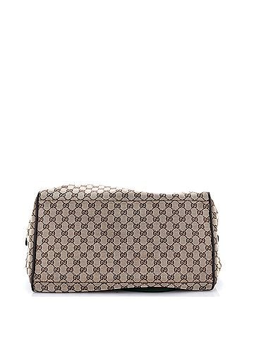 Gucci Web Strap Side Snap Carry On Duffle Bag GG Canvas Large (view 2)