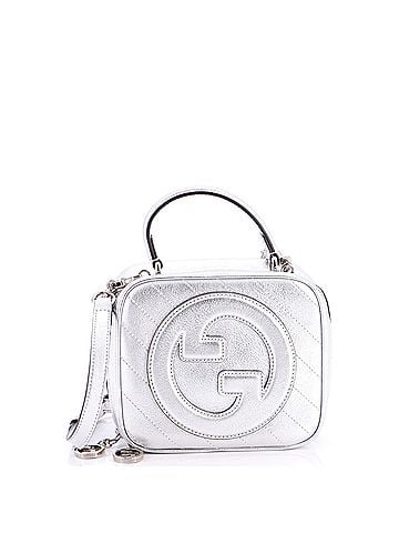 Gucci Blondie NM Top Handle Shoulder Bag Diagonal Quilted Leather (view 1)