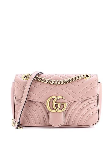 Gucci GG Marmont Flap Bag Matelasse Leather Medium (view 1)