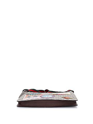 Gucci Courrier Messenger Bag GG Coated Canvas with Applique (view 2)