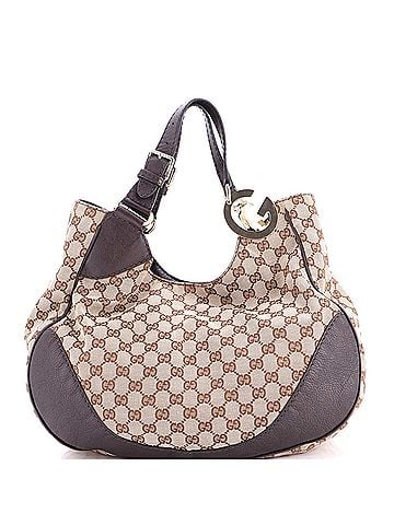 Gucci Charlotte Tote GG Canvas with Leather Large (view 1)