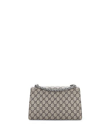 Gucci MLB Dionysus Bag Embroidered GG Coated Canvas with Python Small (view 2)