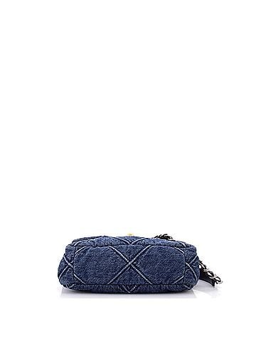 Chanel 19 Flap Bag Quilted Denim Medium (view 2)
