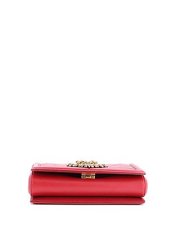 Dolce & Gabbana Devotion Full Flap Shoulder Bag Quilted Leather Small (view 2)