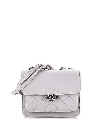Chanel CC Box Flap Bag Quilted Calfskin Mini (view 1)
