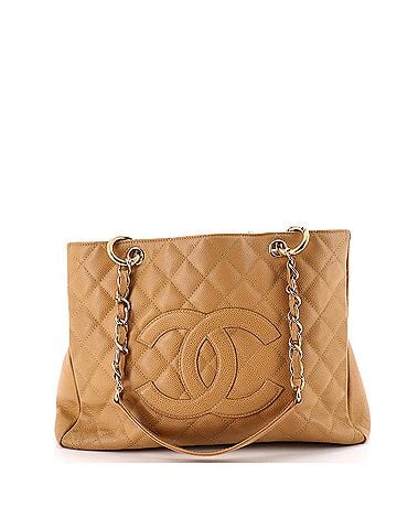 Chanel Grand Shopping Tote Quilted Caviar (view 1)