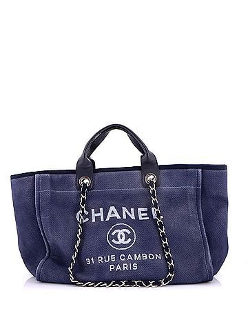 Chanel Deauville Tote Canvas Medium (view 1)