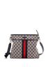 Gucci 100% Canvas Plain Blue Front Pocket Web Messenger GG Canvas Small One size - photo 1