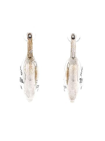 Tiffany & Co. Return to Tiffany Full Heart Earrings Sterling Silver (view 2)