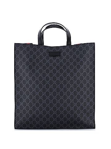 Gucci Convertible Soft Open Tote GG Coated Canvas Tall (view 1)