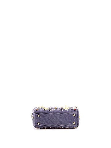 Christian Dior Lady Dior Chain Bag Beaded Denim Mini (view 2)