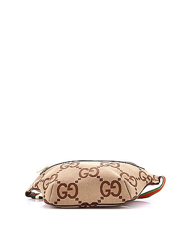 Gucci Belt Bag Jumbo GG Canvas with Leather Large (view 2)