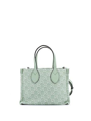 Gucci Ophidia Shopper Tote GG Denim Medium (view 2)