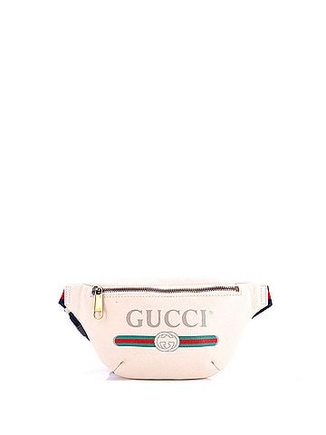 Gucci Logo Belt Bag Printed Leather Small (view 1)