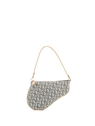 Christian Dior Vintage Saddle Bag Diorissimo Canvas Mini (view 1)