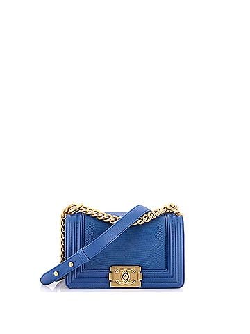 Chanel Boy Flap Bag Lizard Small (view 1)