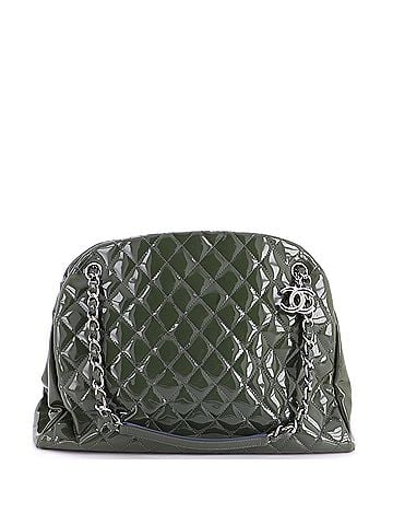 Chanel Just Mademoiselle Bag Quilted Patent Large (view 1)