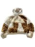 Free People Color Block Tan Ivory Brown Fleece Size S - photo 2