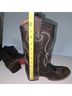 Freebird by Steven 100% Leather Black Brown Boots Size 11 - photo 9