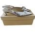 Michael Kors 100% Leather Silver Heels Size 7 - photo 2