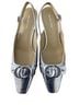 Michael Kors 100% Leather Silver Heels Size 7 - photo 1