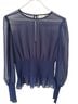 Wilfred Blue Long Sleeve Blouse Size S - photo 1