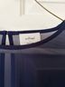 Wilfred Blue Long Sleeve Blouse Size S - photo 3