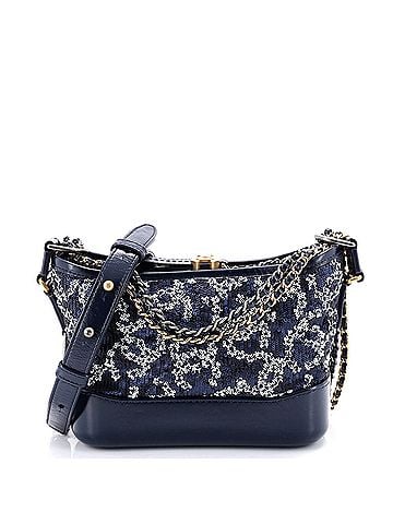 Chanel Gabrielle Hobo Logo Motif Sequins Small (view 1)