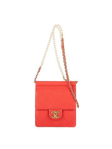 Chanel Vintage Pearl Wallet on Chain  (view 1)