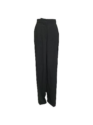Stella McCartney Stella McCartney High-Waisted Flared Trousers in Black Polyester (view 1)