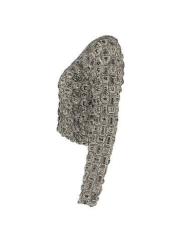 Nanushka Nanushka Printed Smocked Rosine Cardigan in Multicolor Polyester (view 2)