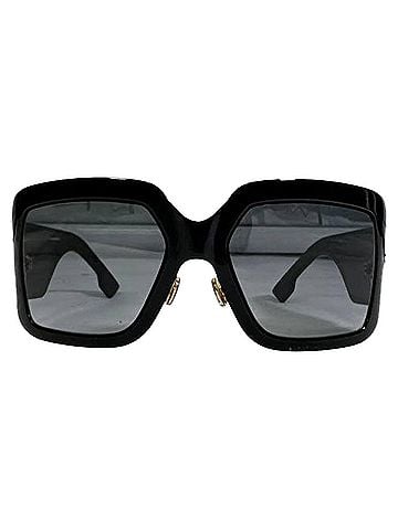 Christian Dior Dior So Light 2 Oversized Sunglasses in Black Acetate (view 1)