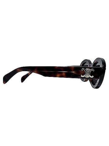 Céline Celine Triomphe 01 Tortoiseshell Sunglasses in Brown Acetate (view 2)