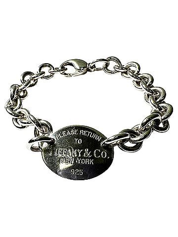 Tiffany & Co. Tiffany & Co. Return to Tiffany Oval Tag Bracelet in Sterling Silver (view 1)