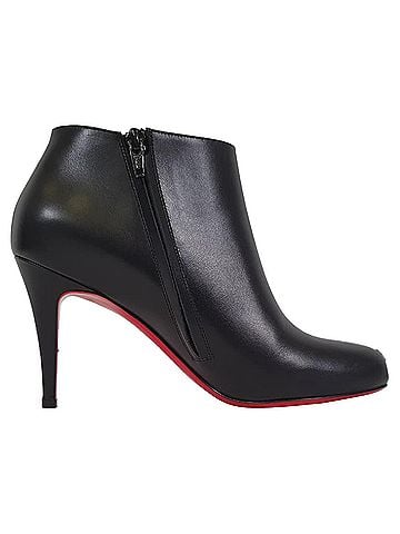 Christian Louboutin Christian Louboutin Belle 85 Ankle Boots in Black Calfskin Leather (view 1)