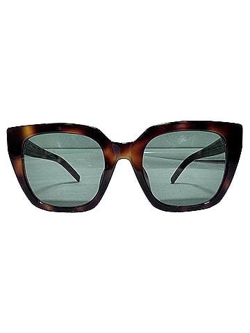 Saint Laurent Saint Laurent SL M143 Sunglasses in Brown Tortoise Acetate (view 1)