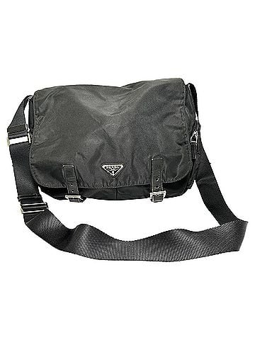 Prada Prada Tessuto Messenger Bag in Black Nylon  (view 1)