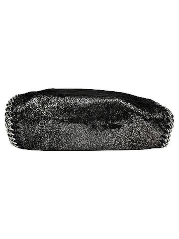 Stella McCartney Stella McCartney Falabella Shoulder Bag in Black Metallic Faux Leather (view 2)