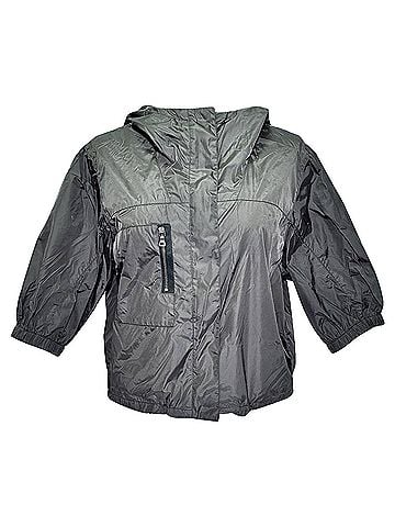 Prada Prada Sport Cropped Jacket in Grey Nylon (view 1)