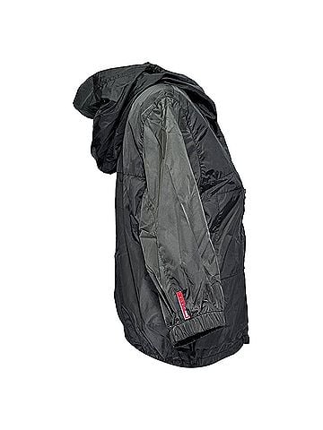 Prada Prada Sport Cropped Jacket in Grey Nylon (view 2)