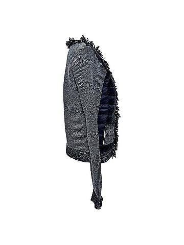Moncler Moncler Tweed Printed Down Jacket in Multicolor Polyamide (view 2)