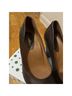 Earthies 100% Calf Leather Brown Heels Size 8 - photo 4