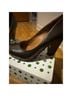 Earthies 100% Calf Leather Brown Heels Size 8 - photo 6