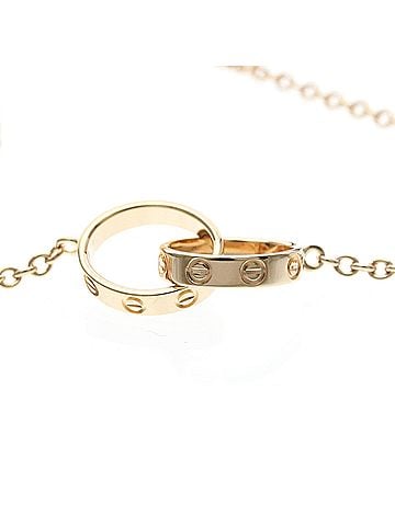 Cartier Cartier Baby Love Bracelet Pink Gold (18K) No Stone Charm Bracelet Pink Gold (view 2)