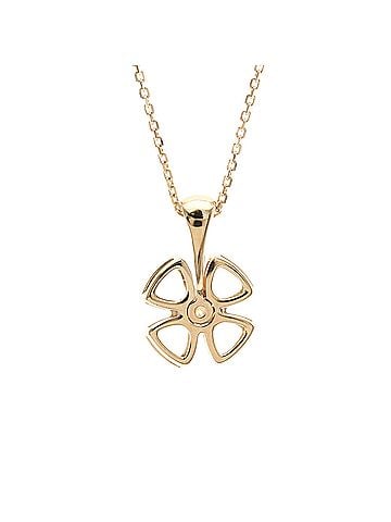 Bvlgari Bvlgari Fioreba Necklace 1P Diamond Necklace Pink Gold (18K) Diamond Men,Women Fashion Necklace (Pink Gold) (view 2)