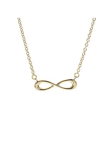 Tiffany & Co. Tiffany Infinity Necklace Pink Gold (18K) No Stone Men,Women Fashion Pendant Necklace (Pink Gold) (view 1)