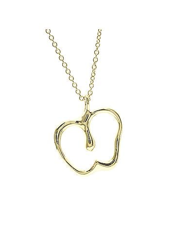 Tiffany & Co. Tiffany Apple Necklace Yellow Gold (18K) No Stone Men,Women Fashion Necklace (Gold) (view 1)
