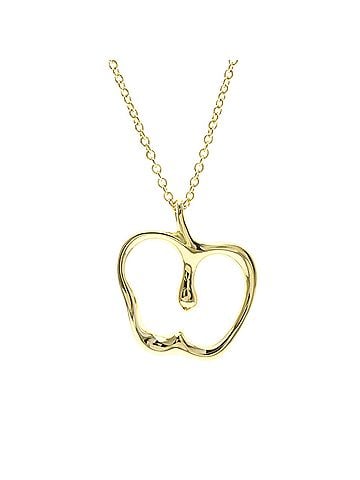 Tiffany & Co. Tiffany Apple Necklace Yellow Gold (18K) No Stone Men,Women Fashion Necklace (Gold) (view 2)