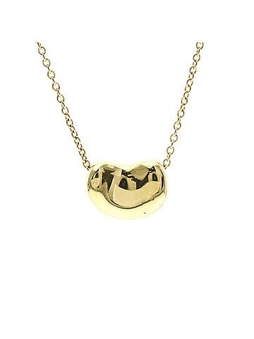 Tiffany & Co. Tiffany Bean Necklace Yellow Gold (18K) No Stone Men,Women Fashion Necklace (Gold) (view 1)