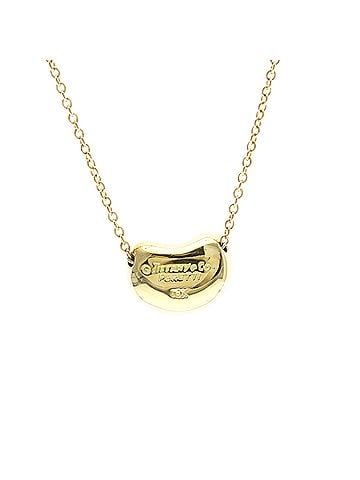 Tiffany & Co. Tiffany Bean Necklace Yellow Gold (18K) No Stone Men,Women Fashion Necklace (Gold) (view 2)